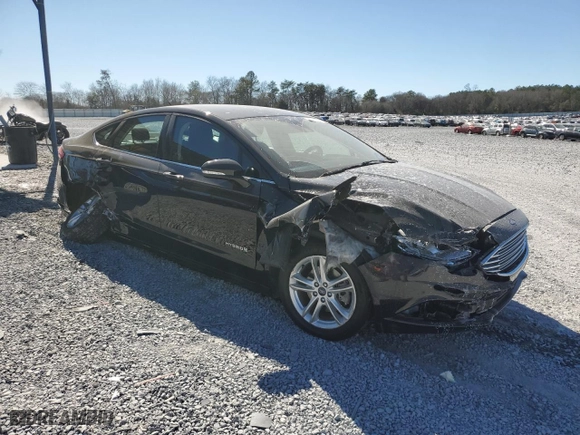 2018 Ford Fusion Hybrid SE with VIN 3FA6P0LUXJR147048, listed as a Copart auction lot 47271075 with 122,554 mi miles and Salvage Title. Bid and sale history available at carsss.com. Image 4.