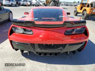 2018 Chevrolet Corvette Z06 1LZ with VIN 1G1YN2D65J5600170, listed as a Copart auction lot 57647814 with 38,226 mi miles and Salvage Title. Bid and sale history available at carsss.com. Image 6.