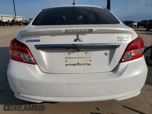 2017 Mitsubishi Mirage ES z VIN ML32F3FJ2HHF16985, wystawiony jako Copart lot #55655535 z przebiegiem 133 948 mil mil oraz Szkoda całkowita • Salvage title. Historia ofert i sprzedaży dostępna na DreamBid. Obrazek 6.