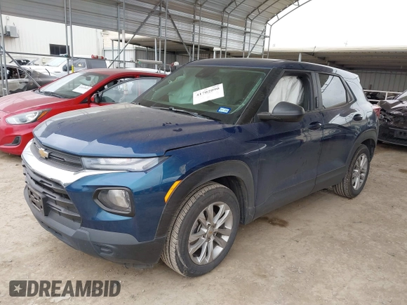 2021 Chevrolet TrailBlazer LS with VIN KL79MMS23MB019781, listed as a IAAI auction lot 41702090 with 65,175 mi miles. Bid and sale history available at carsss.com. Image 17.