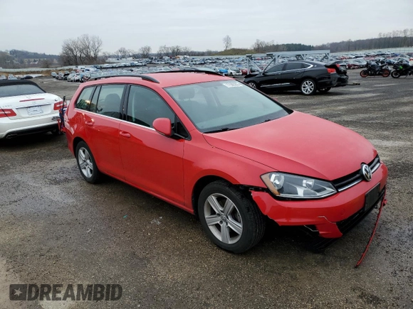 2015 Volkswagen Golf SportWagen TDI SE with VIN 3VWCA7AUXFM515997, listed as a Copart auction lot 77592283 with 113,151 mi miles. Bid and sale history available at carsss.com. Image 4.