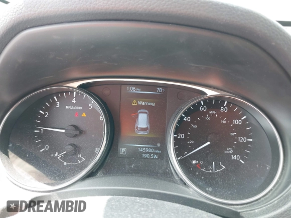 2015 Nissan Rogue SL with VIN 5N1AT2MV3FC924433, listed as a IAAI auction lot 42155223 with 145,980 mi miles and . Bid and sale history available at carsss.com. Image 7.