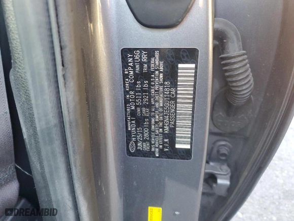 2016 Hyundai Genesis 3.8L with VIN KMHGN4JE5GU114818, listed as a Copart auction lot 88043335 with 74,061 mi miles and Salvage Title. Bid and sale history available at carsss.com. Image 13.