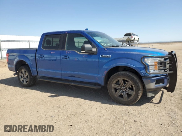 2018 Ford F-150 XL with VIN 1FTEW1EP6JFC70686, listed as a Copart auction lot 60235545 with 131,528 mi miles and Salvage title. Bid and sale history available at DreamBid. Image 4.