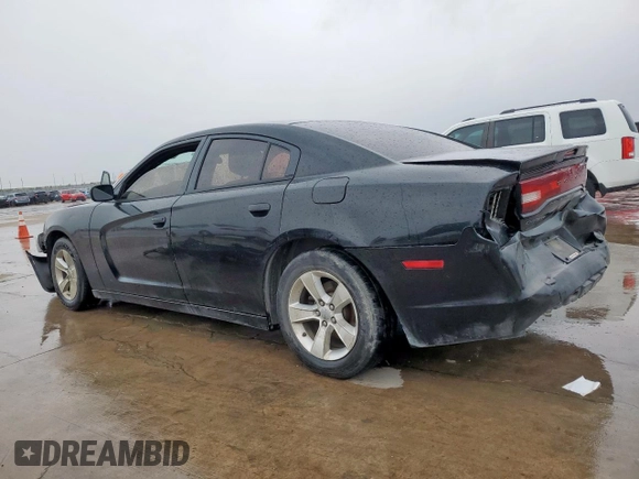 2014 Dodge Charger SE with VIN 2C3CDXBG2EH168511, listed as a Copart auction lot 55286265 with 210,600 mi miles and Salvage Title. Bid and sale history available at DreamBid. Image 2.