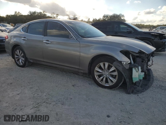 2011 Infiniti M37 with VIN JN1BY1AP4BM320066, listed as a Copart auction lot 81683334 with 145,230 mi miles and Salvage Title. Bid and sale history available at carsss.com. Image 4.