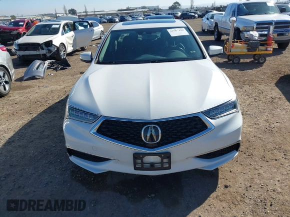 2019 Acura TLX with VIN 19UUB1F37KA011109, listed as a IAAI auction lot 41567180 with 86,818 mi miles. Bid and sale history available at carsss.com. Image 13.