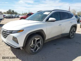 2022 Hyundai Tucson Hybrid SEL Convenience with VIN KM8JFCA1XNU034258, listed as a IAAI auction lot 41577068 with 67,219 mi miles. Bid and sale history available at carsss.com. Image 2.