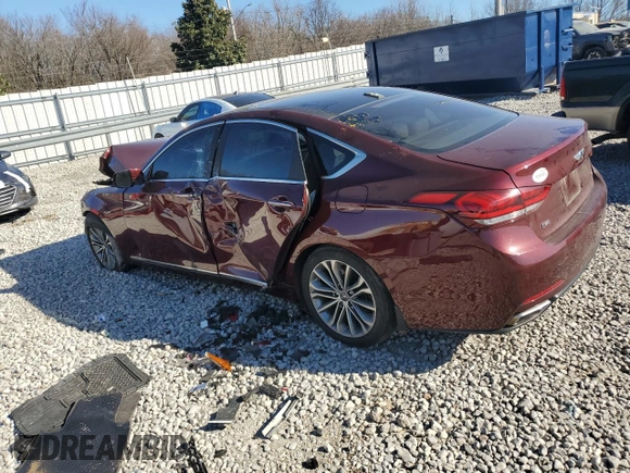 2016 Hyundai Genesis 3.8L with VIN KMHGN4JEXGU140315, listed as a Copart auction lot 47215835 with 117,486 mi miles and Salvage Title. Bid and sale history available at carsss.com. Image 2.