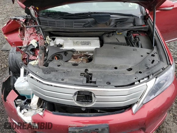 2010 Lexus HS 250h with VIN JTHBB1BA6A2016805, listed as a Copart auction lot 45760365 with 164,226 mi miles and Salvage Title. Bid and sale history available at DreamBid. Image 11.