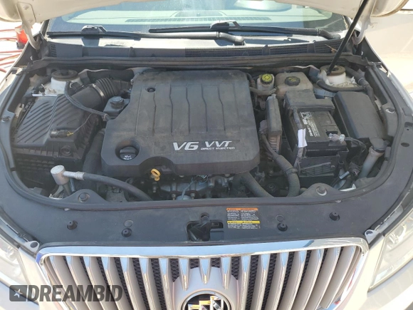 2010 Buick LaCrosse CXL with VIN 1G4GC5EG3AF172378, listed as a Copart auction lot 48846235 with 124,253 mi miles and Salvage Title. Bid and sale history available at DreamBid. Image 11.