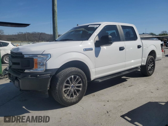 2020 Ford F-150 with VIN 1FTEW1P46LKE44396, listed as a Copart auction lot 50380815 with 65,438 mi miles and Salvage title. Bid and sale history available at DreamBid. Image 1.