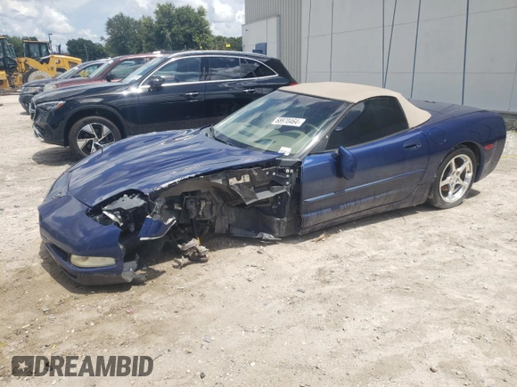 2004 Chevrolet Corvette with VIN 1G1YY32G145109785, listed as a Copart auction lot 68970464 with 0 mi miles and Salvage Title. Bid and sale history available at carsss.com. Image 1.