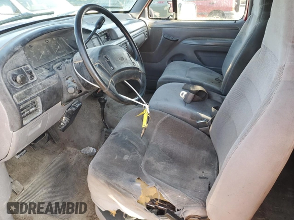 1995 Ford F-250 with VIN 1FTHX26F0SKB19244, listed as a Copart auction lot 54568965 with 0 mi miles and Clean Title. Bid and sale history available at carsss.com. Image 7.