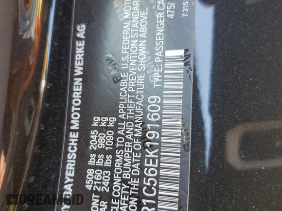 2014 BMW 4 Series 435i с VIN WBA3R1C56EK191609, выставлен на аукционе Copart как лот 61994925 с пробегом 126 266 миль миль и Списание • Salvage title. История ставок и продаж доступна на DreamBid. Изображение 12.