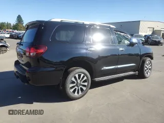 2019 Toyota Sequoia Limited with VIN 5TDJY5G11KS171719, listed as a Copart auction lot 69651034 with 0 mi miles and Salvage Title. Bid and sale history available at carsss.com. Image 3.