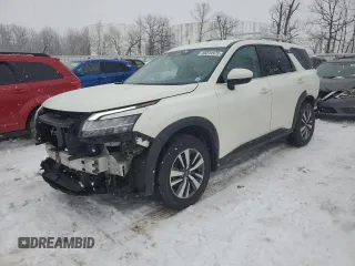 2023 Nissan Pathfinder SL z VIN 5N1DR3CC3PC235950, wystawiony jako Copart lot #88314975 z przebiegiem 29 206 mil mil oraz Nie do naprawy. Historia ofert i sprzedaży dostępna na DreamBid. Obrazek 1.