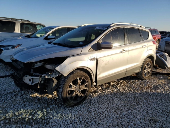 2014 Ford Escape Titanium with VIN 1FMCU0JX7EUD79989, listed as a Copart auction lot 43086695 with 181,642 mi miles and Salvage Title. Bid and sale history available at carsss.com. Image 1.