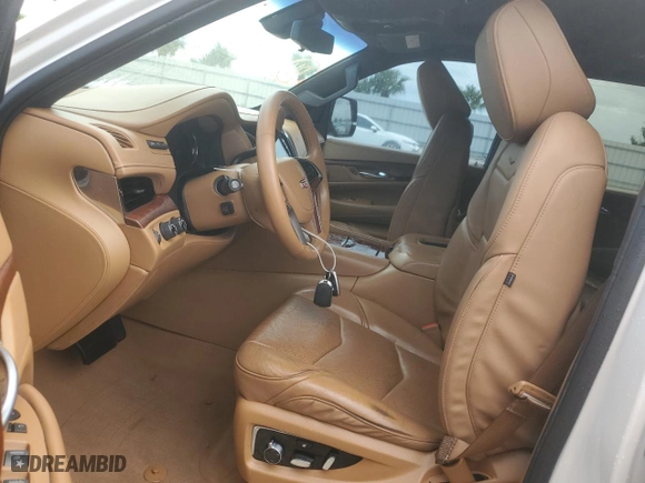 2017 Cadillac Escalade ESV Platinum with VIN 1GYS4KKJ4HR363059, listed as a Copart auction lot 74625974 with 0 mi miles and Non Repairable. Bid and sale history available at carsss.com. Image 7.
