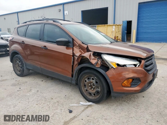 2017 Ford Escape S with VIN 1FMCU0F78HUA80539, listed as a Copart auction lot 57485415 with 131,734 mi miles and Salvage title. Bid and sale history available at DreamBid. Image 4.