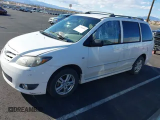 2005 Mazda MPV LX with VIN JM3LW28A950547853, listed as a IAAI auction lot 41755669 with 217,379 mi miles. Bid and sale history available at carsss.com. Image 6.