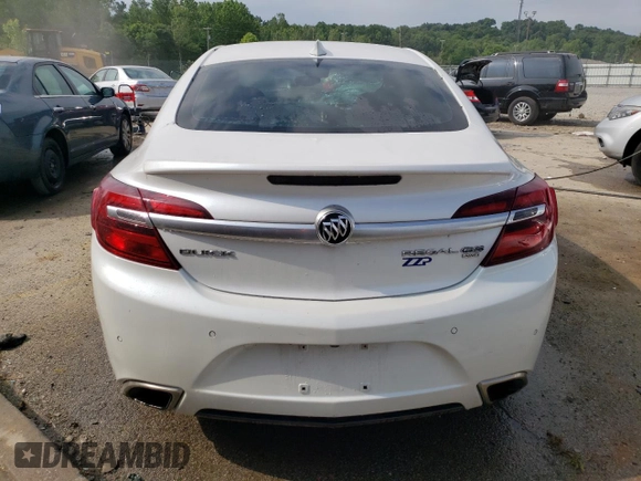 2016 Buick Regal GS with VIN 2G4GV5GX9G9127308, listed as a Copart auction lot 55825364 with 87,604 mi miles and Non Repairable. Bid and sale history available at carsss.com. Image 6.
