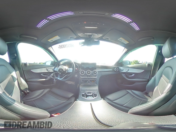 2020 Mercedes-Benz C 300 with VIN 55SWF8DB4LU331784, listed as a Copart auction lot 60528855 with 110,218 mi miles and Salvage title. Bid and sale history available at DreamBid. Image 14.