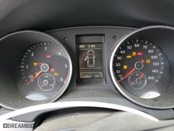 2013 Volkswagen Golf TDI w/Sunroof & Nav with VIN WVWNM7AJXDW134267, listed as a Copart auction lot 83562264 with 232,064 mi miles and Salvage Title. Bid and sale history available at carsss.com. Image 9.
