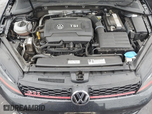 2017 Volkswagen Golf GTI S with VIN 3VW447AU1HM055885, listed as a Copart auction lot 66613024 with 54,028 mi miles and Salvage Title. Bid and sale history available at carsss.com. Image 11.