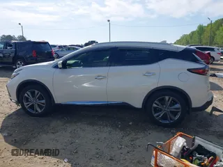 2019 Nissan Murano S with VIN 5N1AZ2MJ8KN157155, listed as a IAAI auction lot 41996639 with 76,265 mi miles and . Bid and sale history available at DreamBid. Image 14.
