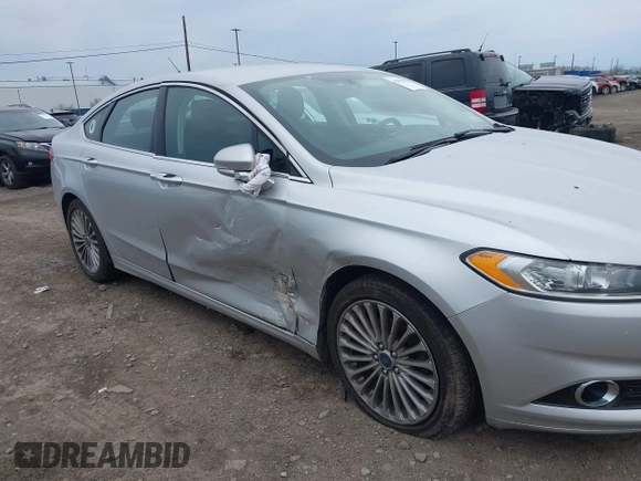 2016 Ford Fusion Titanium with VIN 3FA6P0K93GR117587, listed as a IAAI auction lot 42079701 with 142,105 mi miles. Bid and sale history available at carsss.com. Image 6.