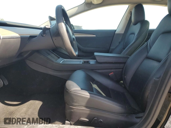 2023 Tesla Model 3 with VIN 5YJ3E1EA1PF456896, listed as a Copart auction lot 50423785 with 49,316 mi miles and Salvage title. Bid and sale history available at DreamBid. Image 7.