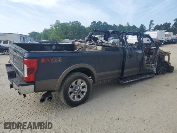 2018 Ford F-350 XL with VIN 1FT8W3BT4JEC87759, listed as a Copart auction lot 55253805 with Not provided miles and Non repairable. Bid and sale history available at DreamBid. Image 3.
