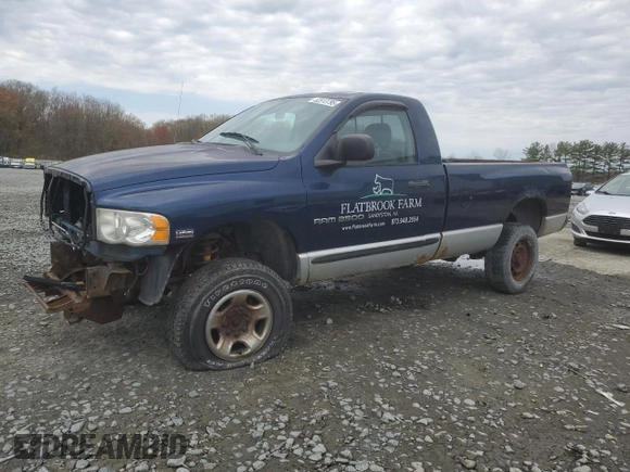 2005 Dodge 2500 ST z VIN 3D7KS26D55G826098, wystawiony jako Copart lot #52813795 z przebiegiem Nie podano mil oraz Czysty tytuł • Clean title. Historia ofert i sprzedaży dostępna na DreamBid. Obrazek 1.