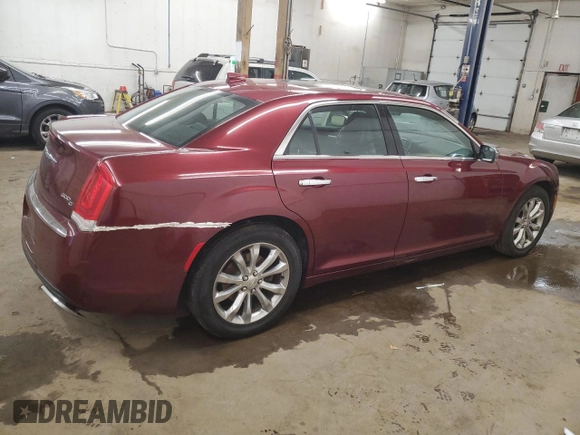 2017 Chrysler 300 with VIN 2C3CCAKG0HH639320, listed as a Copart auction lot 86405044 with 156,479 mi miles and Non Repairable. Bid and sale history available at carsss.com. Image 3.