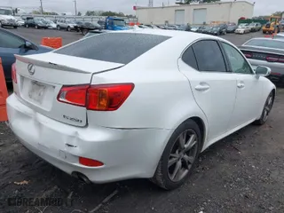 2009 Lexus IS 250 with VIN JTHBK262095095181, listed as a IAAI auction lot 41865682 with 174,634 mi miles. Bid and sale history available at carsss.com. Image 4.