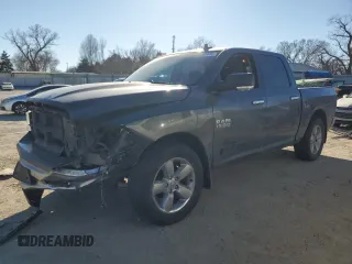 2018 Ram 1500 Big Horn with VIN 3C6RR7LG8JG196952, listed as a Copart auction lot 42683435 with 145,114 mi miles and Salvage Title. Bid and sale history available at carsss.com. Image 1.