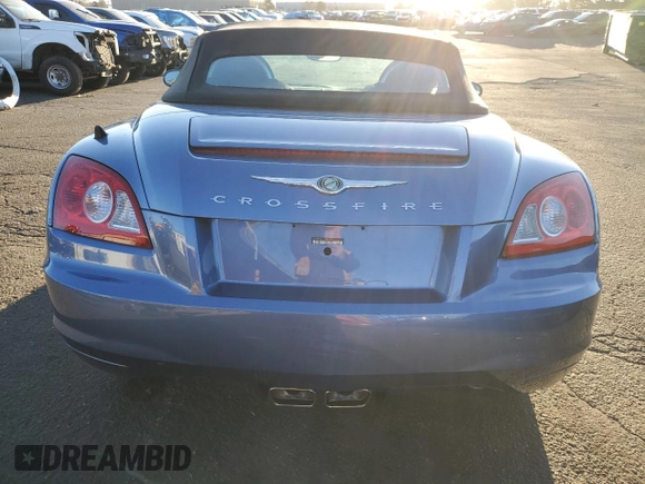 2006 Chrysler Crossfire Limited z VIN 1C3AN65L26X064069, wystawiony jako Copart lot #47478215 z przebiegiem 46 425 mil mil oraz Szkoda całkowita • Salvage title. Historia ofert i sprzedaży dostępna na DreamBid. Obrazek 6.
