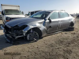 2018 Infiniti Q70 Luxe with VIN JN1BY1PP4JM330456, listed as a Copart auction lot 85368714 with 76,053 mi miles and Salvage title. Bid and sale history available at DreamBid. Image 1.