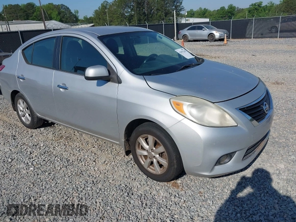 2012 Nissan Versa SV with VIN 3N1CN7APXCL867337, listed as a IAAI auction lot 42079349 with 260,442 mi miles. Bid and sale history available at carsss.com. Image 1.