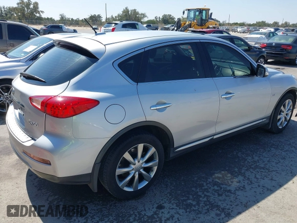 2016 Infiniti QX50 with VIN JN1BJ0RP0GM230651, listed as a IAAI auction lot 41772131 with 72,408 mi miles. Bid and sale history available at carsss.com. Image 4.