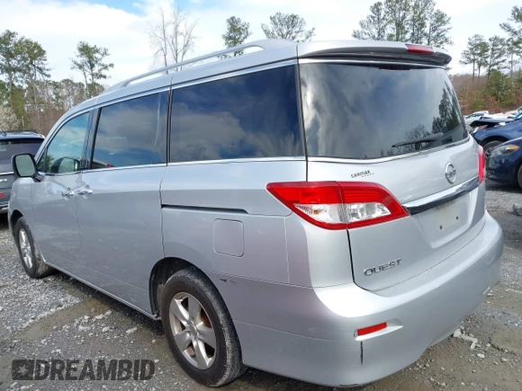 2017 Nissan Quest SV z VIN JN8AE2KP7H9170041, wystawiony jako IAAI lot #41760437 z przebiegiem 347 055 mil mil oraz . Historia ofert i sprzedaży dostępna na DreamBid. Obrazek 15.