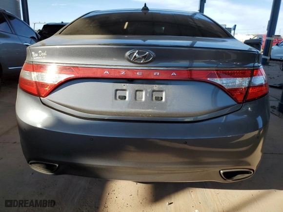2013 Hyundai Azera with VIN KMHFH4JG9DA252363, listed as a Copart auction lot 46349175 with 121,207 mi miles and Salvage Title. Bid and sale history available at carsss.com. Image 6.
