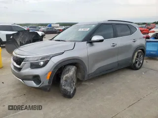 2023 Kia Seltos S with VIN KNDEU2AA4P7424182, listed as a Copart auction lot 58746055 with 23,077 mi miles and Salvage title. Bid and sale history available at DreamBid. Image 1.