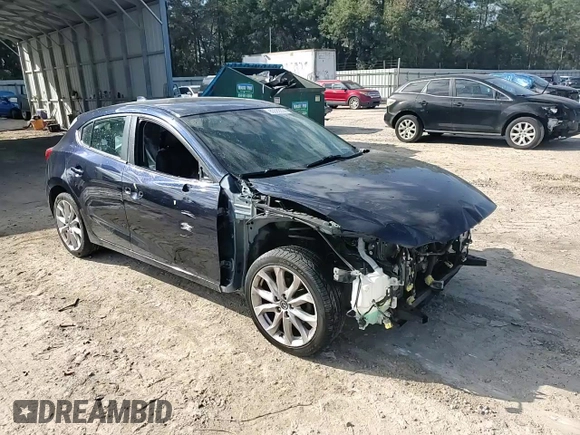 2014 Mazda 3 S Touring with VIN JM1BM1L36E1188615, listed as a Copart auction lot 80682274 with 84,888 mi miles and Salvage Title. Bid and sale history available at DreamBid. Image 15.