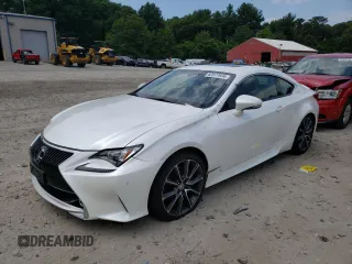 2017 Lexus RC with VIN JTHSM5BC1H5003410, listed as a Copart auction lot 62877934 with 83,551 mi miles and Salvage Title. Bid and sale history available at carsss.com. Image 1.