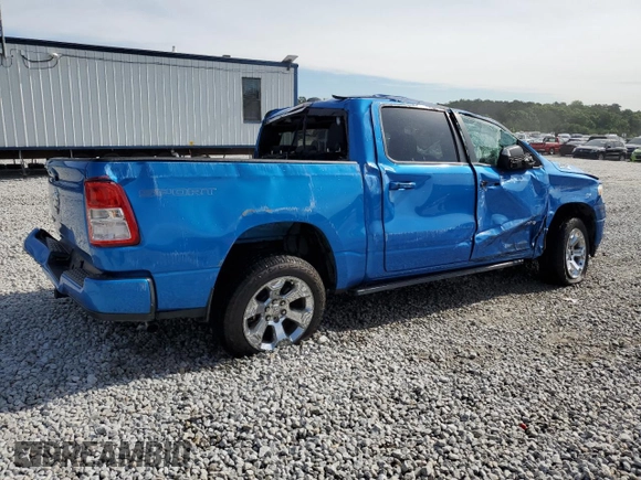 2021 Ram 1500 Big Horn с VIN 1C6RREFG4MN801965, выставлен на аукционе Copart как лот 56378395 с пробегом 86 767 миль миль и На запчасти • Non repairable. История ставок и продаж доступна на DreamBid. Изображение 3.