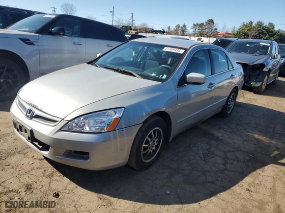 2006 Honda Accord Sdn LX with VIN 1HGCM56416A052055, listed as a Copart auction lot 51306495 with 268,506 mi miles and Clean Title. Bid and sale history available at carsss.com. Image 1.