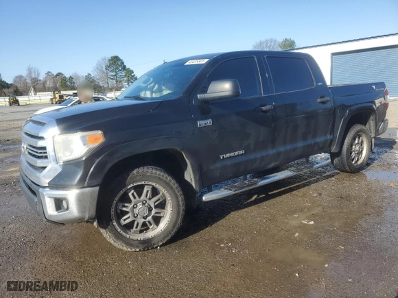 2017 Toyota Tundra 4WD SR5 with VIN 5TFDW5F10HX614062, listed as a Copart auction lot 43405805 with 239,049 mi miles and Salvage Title. Bid and sale history available at carsss.com. Image 1.