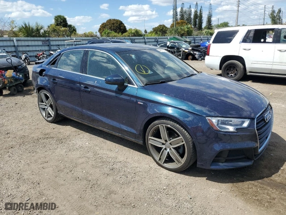 2018 Audi A3 Sedan Premium Plus with VIN WAUGUGFF5J1078967, listed as a Copart auction lot 44217373 with NaN miles. Bid and sale history available at carsss.com. Image 4.